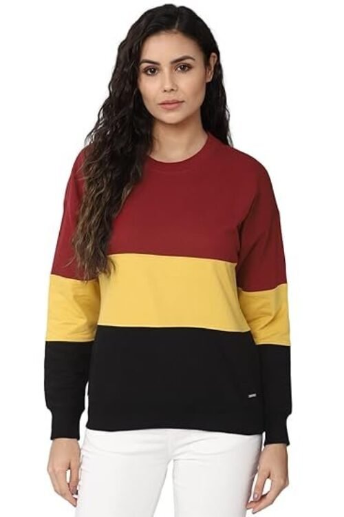 Women’s Polycotton Modern Crew Neck Sweatshirt