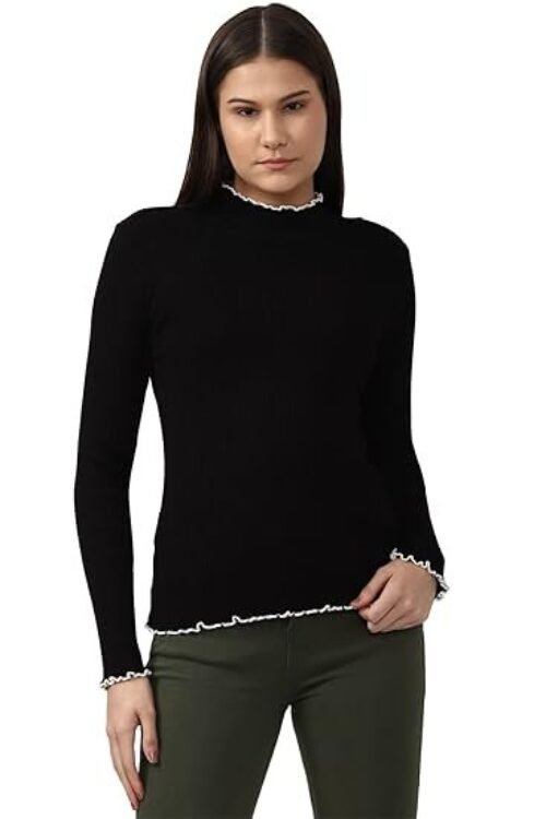 Women’s Solid Regular Fit Full Sleeved Shirt