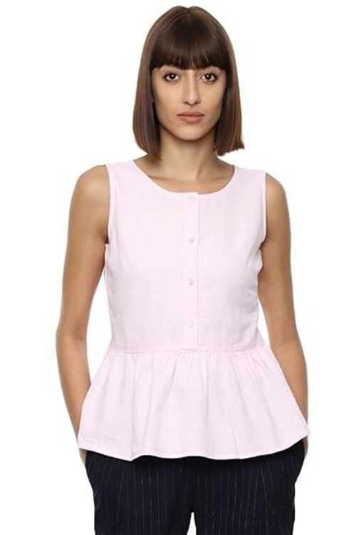 Women Sleeveless Regular Fit Shirt