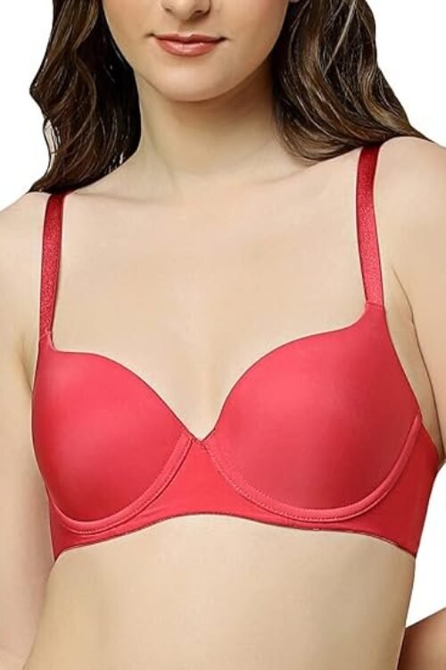 Triumph International Women’s Polyamide Padded|Underwire|122I087 T-Shirt Bra With Adjustable Straps|Pack Of 1