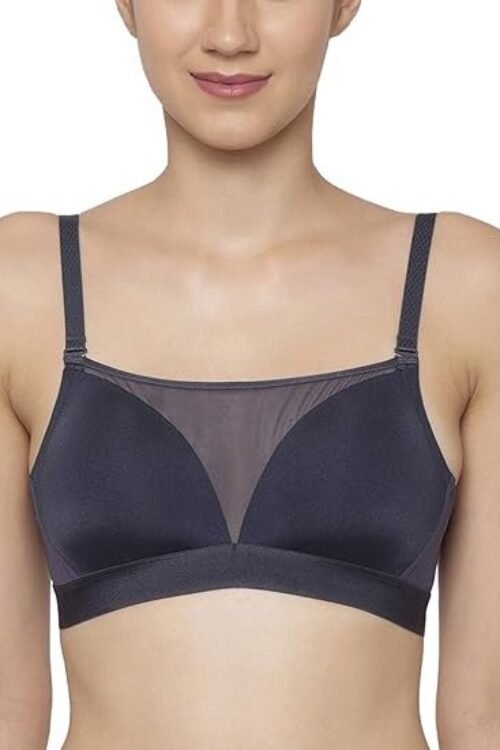 Triumph International Women Polyamide Padded Wire Free Full-Coverage T-Shirt Seamless Bra