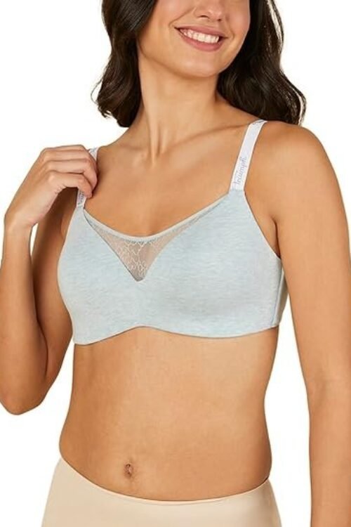 Triumph International Women’s Cotton Padded|Non Wired|110I538 Comfort Full-Coverage Bra|Pack Of 1