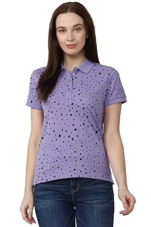 Women Regular Fit T-Shirt – Lavender